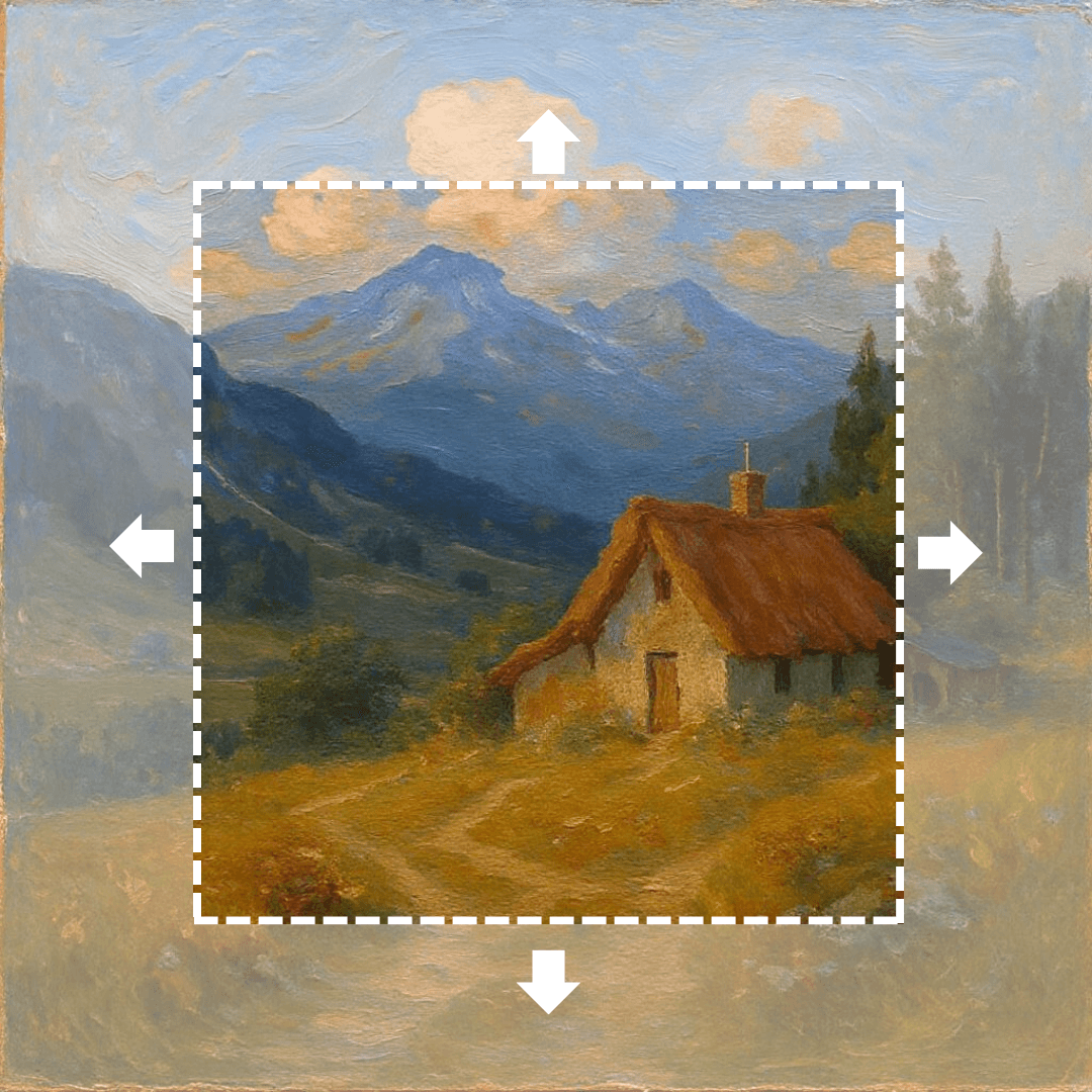 VModel AI Outpainting Demo - API and Web Interface