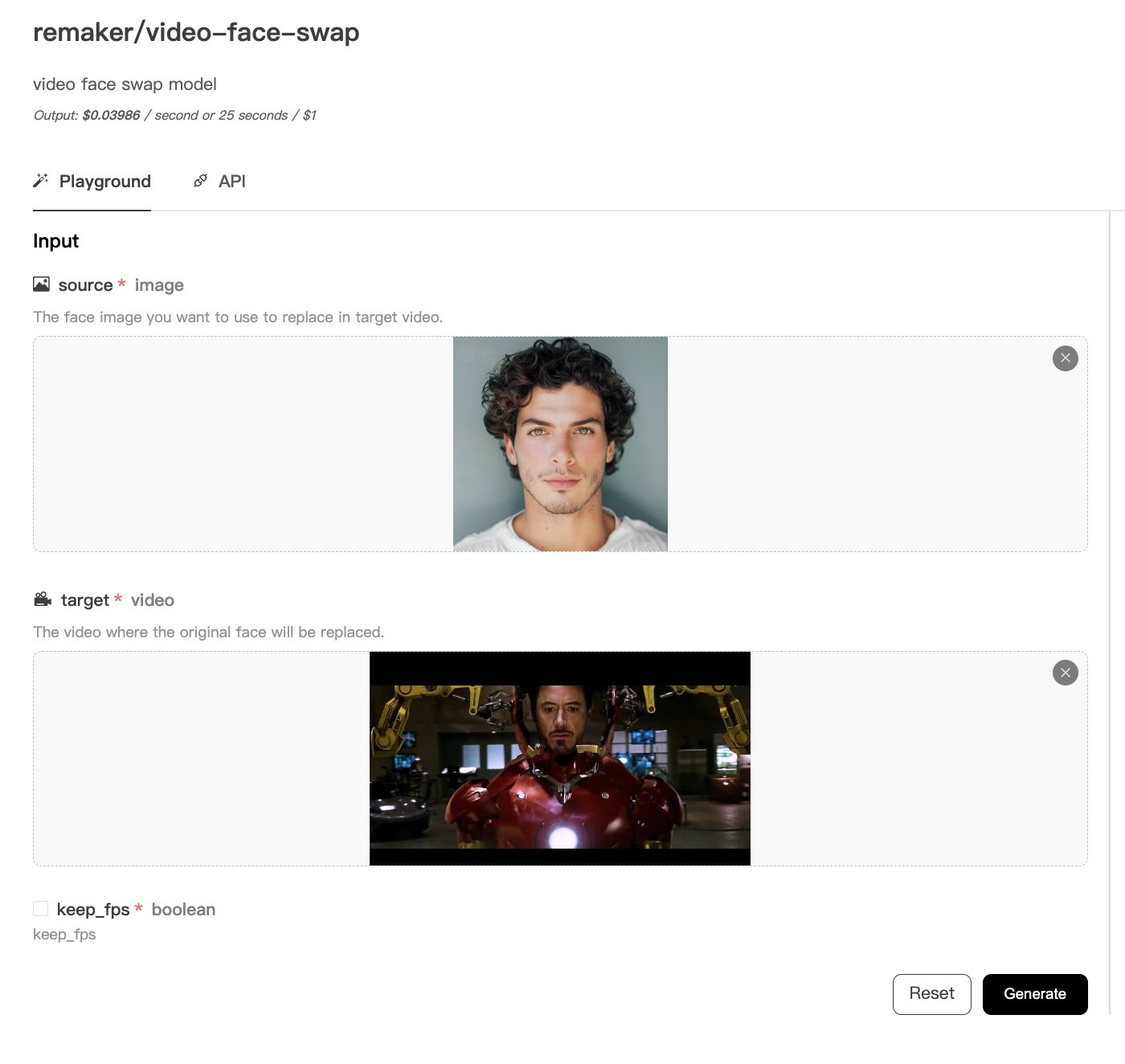Upload and Generate