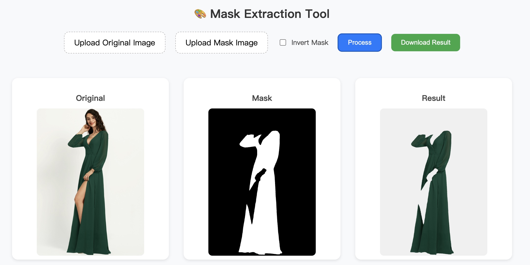 Mask Extraction Tool | VModel