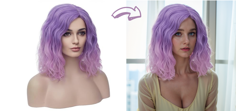 Vmodel AI Wig image